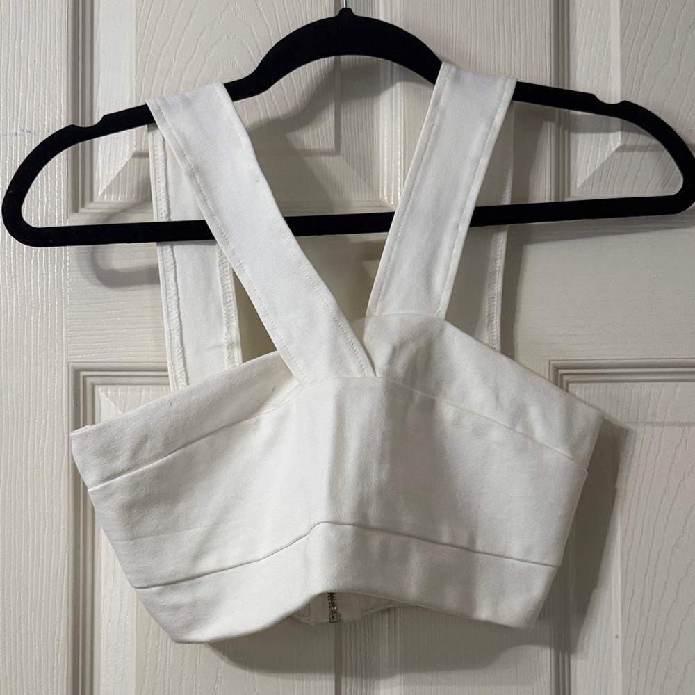 Forever 21 White Crop Top